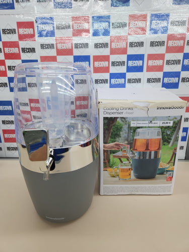Dispensador cerveza 4L, dispensador de bebidas, dispensador de cerveza Ball con refrigerante, dispensador de cerveza gris 22x41,7x26,5cm InnovaGoods®